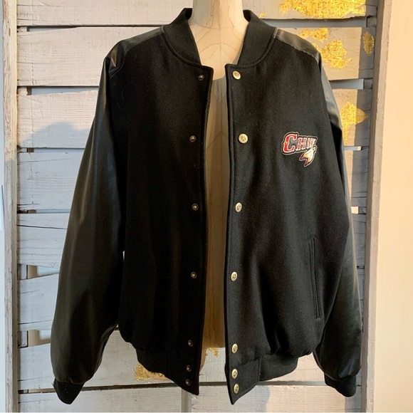 Kansas City Chiefs Varsity Bomber Jacket Letterman Style Size Medium - Picture 4 of 11